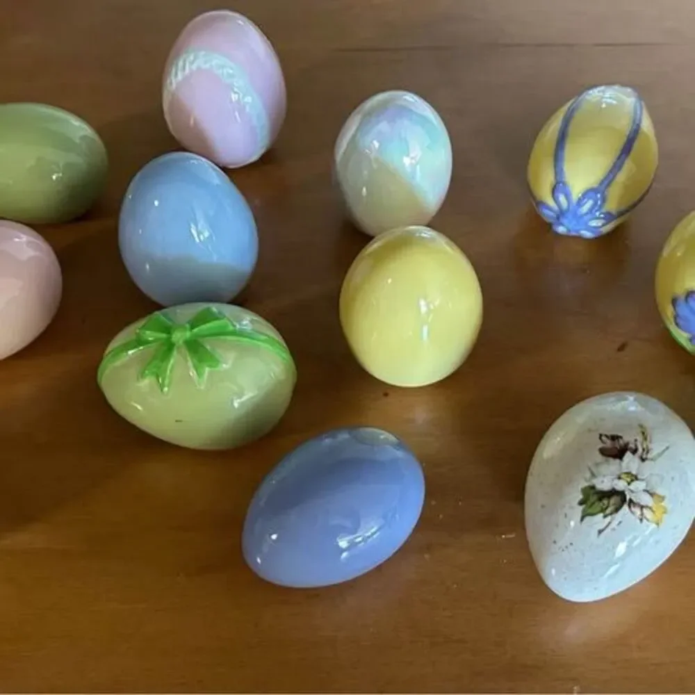 Vintage Easter Eggs Lot of 13